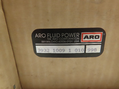 ARO 3932 1009 1 010 Pneumatic Air Cylinder 3.25" Bore 1" Stroke