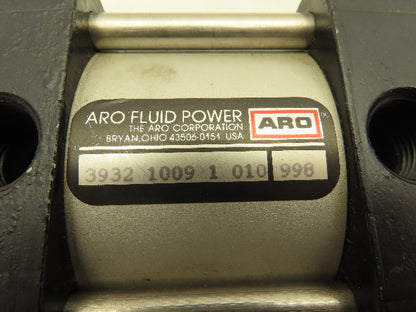 ARO 3932 1009 1 010 Pneumatic Air Cylinder 3.25" Bore 1" Stroke