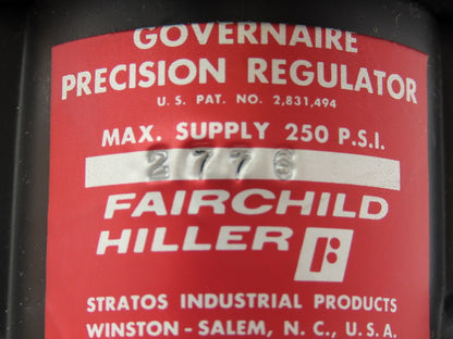 Fairchild 2776 Governaire Precision Pneumatic Regulator Flange Mount 3/4" NPT
