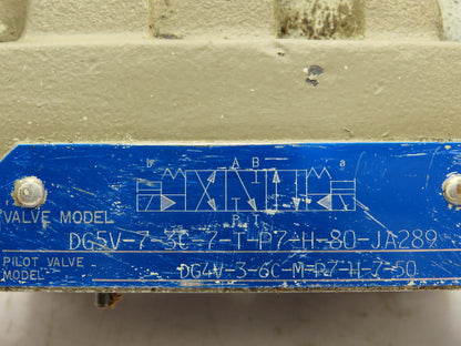 Vickers DG5V-H8-3C-7-T-P2-T-80-JA429 Tokyo Hydraulic Directional Control Valve