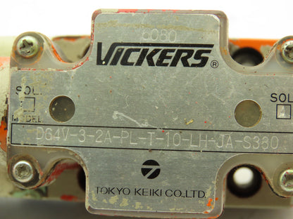 Vickers DG4V-3-2A-PL-T-10-LH-JA-S330 Tokyo Hydraulic Directional Control Valve