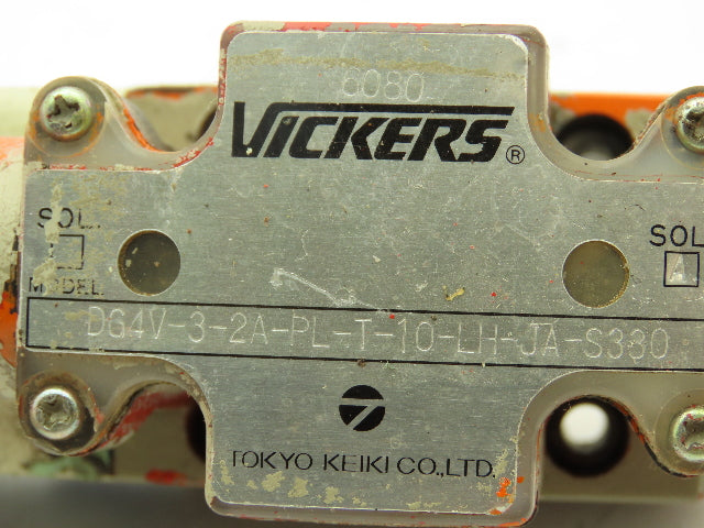 Vickers DG4V-3-2A-PL-T-10-LH-JA-S330 Tokyo Hydraulic Directional Control Valve