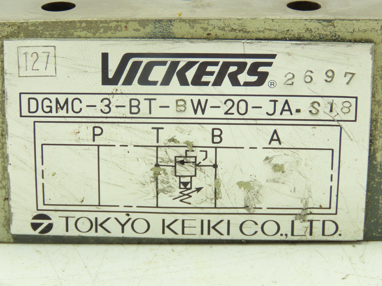 Vickers DGMC-3-BT-BW-20-JA-S18 Tokyo Hydraulic Valve