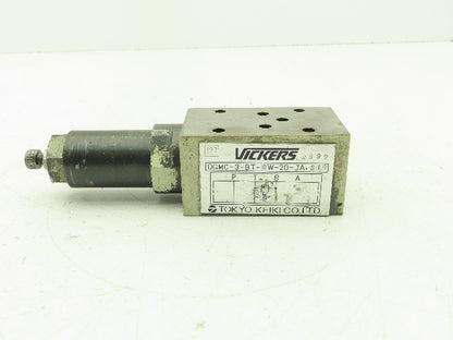 Vickers DGMC-3-BT-BW-20-JA-S18 Tokyo Hydraulic Valve