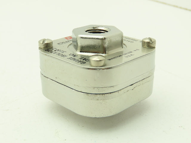 Fairchild Model 31 Pneumatic Regulator Gauge Isolator 1/4" NPT  (31032)