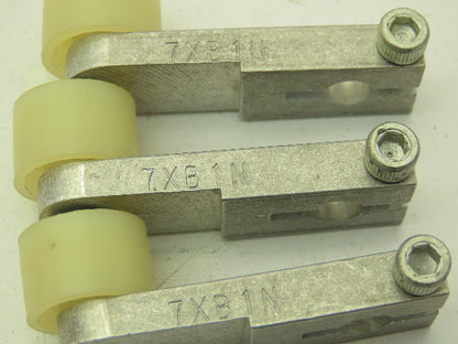 7XB1N Limit Switch Plastic Roller Lever Arm 1.5"  -Lot of 3