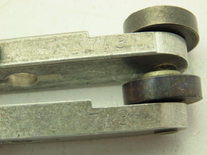7A3 Limit Switch Steel Roller Lever Arm 1-3/8"  -Lot of 2