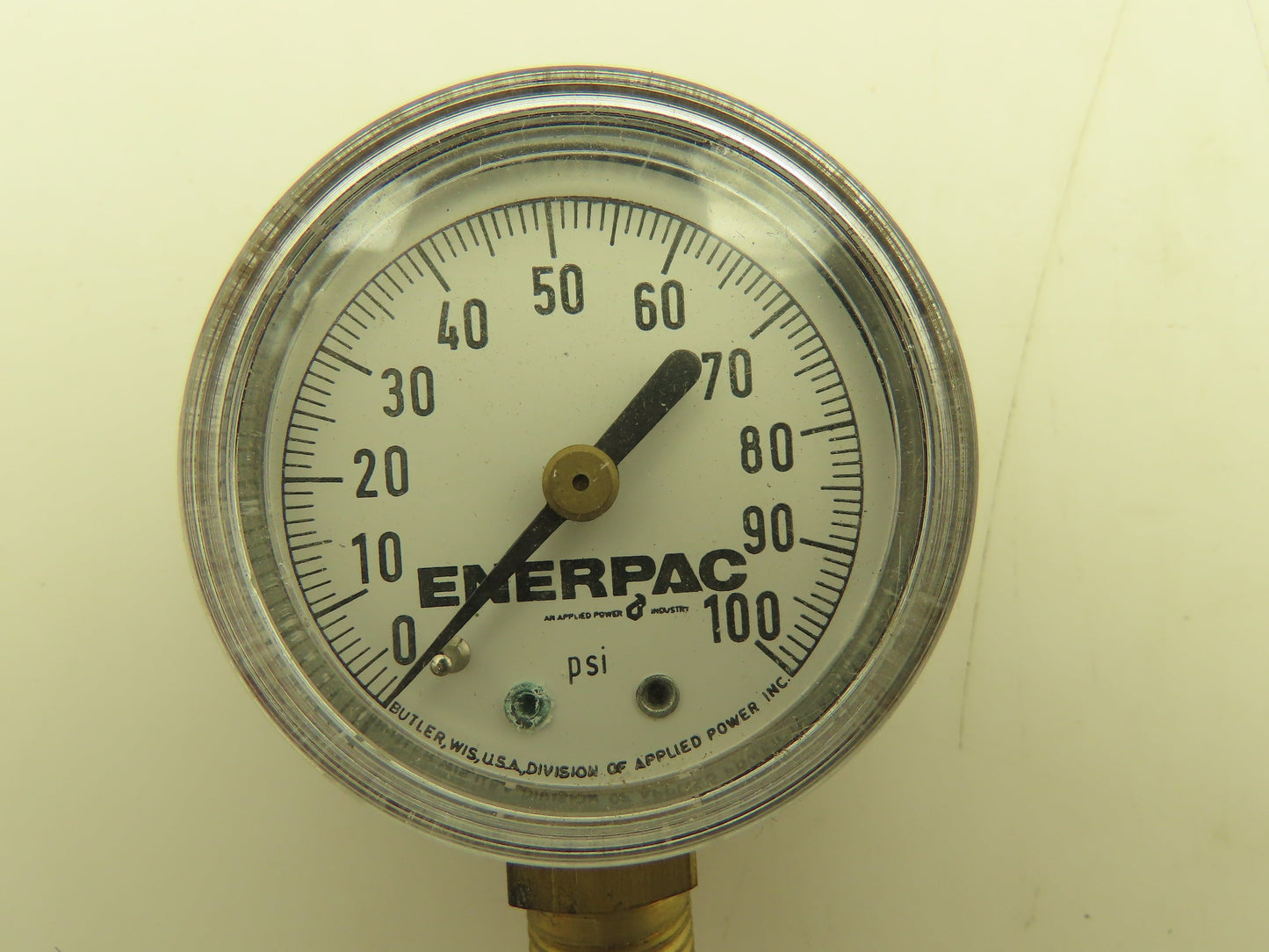 Enerpac Pneumatic Air Pressure Gauge 1.5"Dial 0-100 PSI   Lot of 3