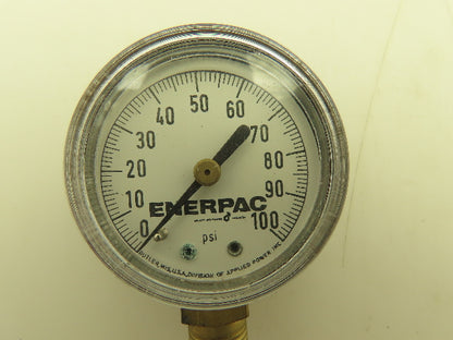 Enerpac Pneumatic Air Pressure Gauge 1.5"Dial 0-100 PSI   Lot of 3