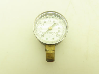 Enerpac Pneumatic Air Pressure Gauge 1.5"Dial 0-100 PSI   Lot of 3