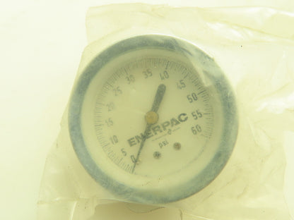 Enerpac Pneumatic Air Pressure Gauge 2" Dial 0-60 PSI   Lot of 2