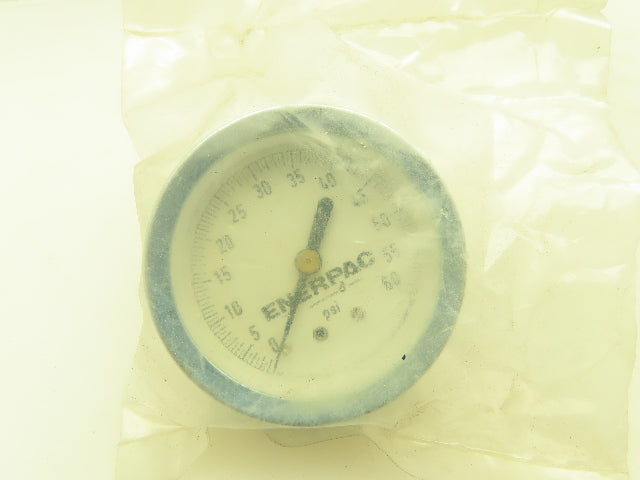 Enerpac Pneumatic Air Pressure Gauge 2" Dial 0-60 PSI   Lot of 2