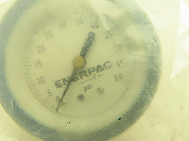 Enerpac Pneumatic Air Pressure Gauge 2" Dial 0-60 PSI   Lot of 2