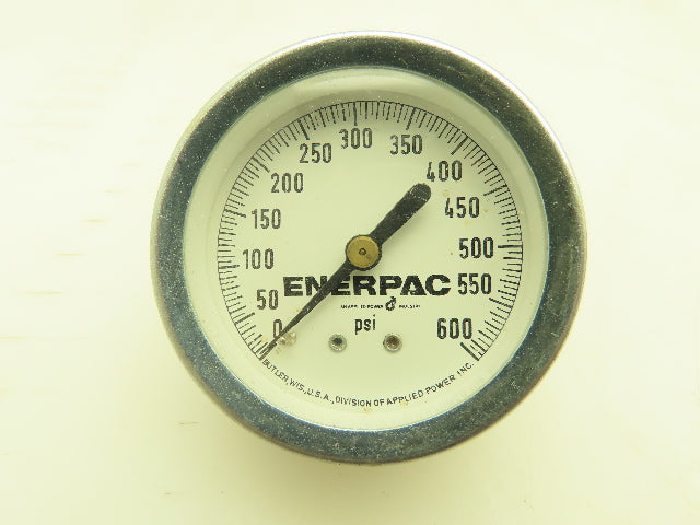 Enerpac Pneumatic Air Pressure Gauge 2" Dial 0-600 PSI   Lot of 2