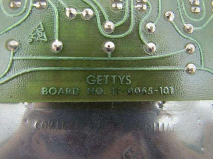Gettys 11-0065-101 PC Circuit Board Card