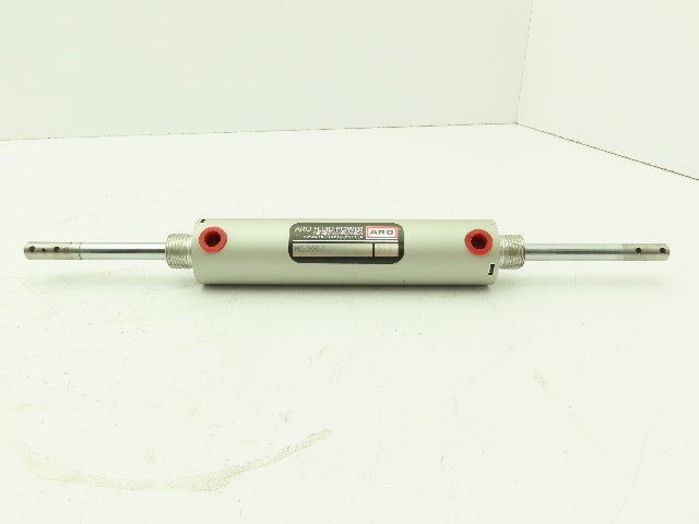ARO MQ2087 Round Pneumatic Air Cylinder 1-1/8" Bore 4" Stroke Double Rod End