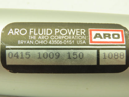 ARO 0415 1009 150 Round Pneumatic Air Cylinder 1.5" Bore 15" Stroke