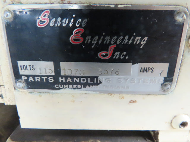 Haumiller Engineering 24" Stainless Vibratory Bowl Parts Feeder On A Stand 110v