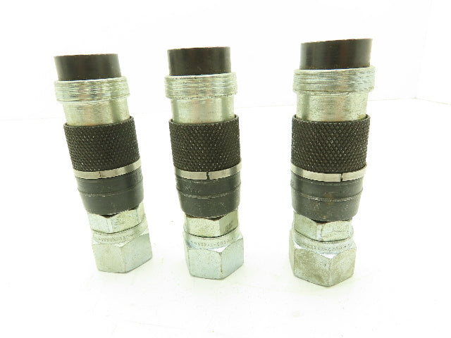 ARO 23204-005 Full Bore Pneumatic Quick Coupler 1/2" Body 3/4" FNPT   Lot of 3