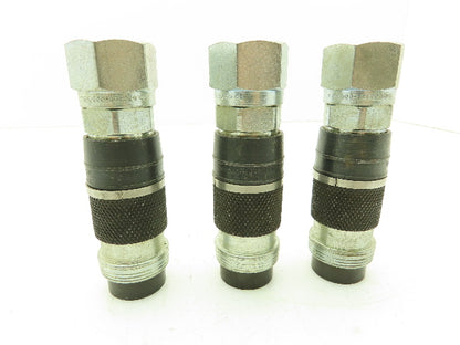 ARO 23204-005 Full Bore Pneumatic Quick Coupler 1/2" Body 3/4" FNPT   Lot of 3