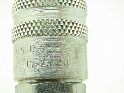 ARO 23104-24 Pneumatic Quick Coupler Socket 1/2" Body 3/8" Hose Barb  -Lot of 2