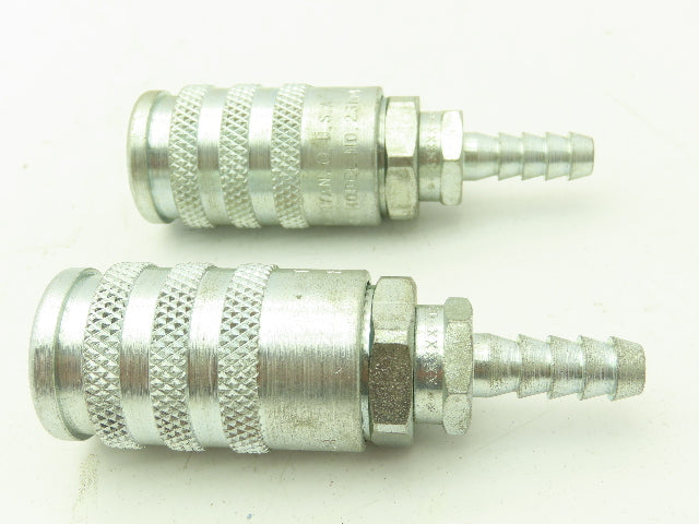 ARO 23104-24 Pneumatic Quick Coupler Socket 1/2" Body 3/8" Hose Barb  -Lot of 2