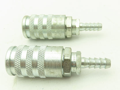 ARO 23104-24 Pneumatic Quick Coupler Socket 1/2" Body 3/8" Hose Barb  -Lot of 2