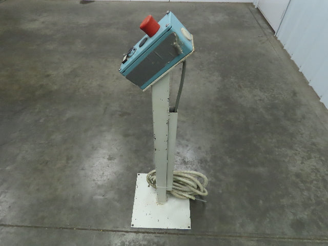 Telemecanique Pedestal Mounted Safety Control Operator Station 40" Height 3 Hole