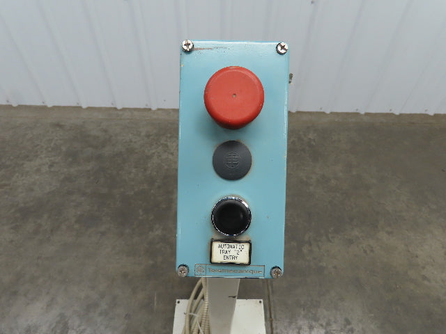 Telemecanique Pedestal Mounted Safety Control Operator Station 40" Height 3 Hole