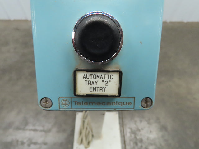 Telemecanique Pedestal Mounted Safety Control Operator Station 40" Height 3 Hole