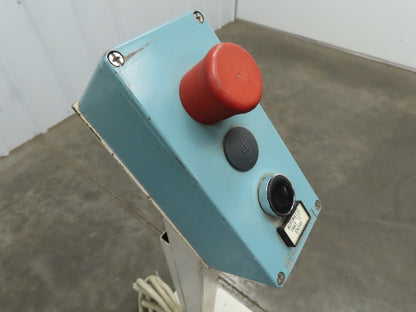 Telemecanique Pedestal Mounted Safety Control Operator Station 40" Height 3 Hole