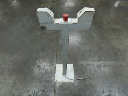 Telemecanique Pedestal Mounted Safety Control Operator Station 40" Height 3 Hole