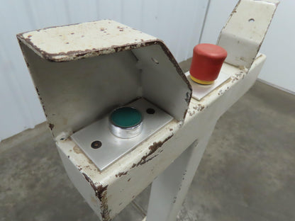 Telemecanique Pedestal Mounted Safety Control Operator Station 40" Height 3 Hole