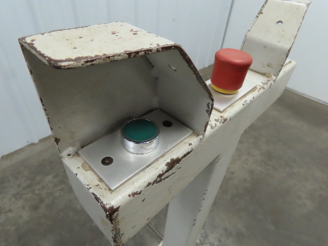 Telemecanique Pedestal Mounted Safety Control Operator Station 40" Height 3 Hole