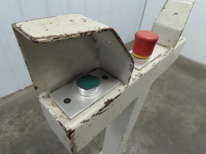 Telemecanique Pedestal Mounted Safety Control Operator Station 40" Height 3 Hole