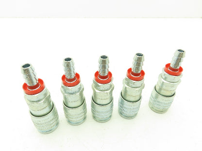 ARO 23103-028 Pneumatic Quick Coupler Socket 3/8" Body 3/8" Hose Barb  -Lot of 5