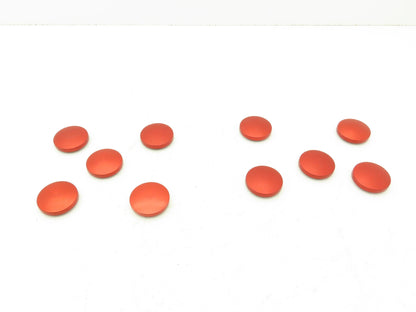 Non-illuminated Red Push-Pull Stop Button Aluminum Pushbutton Head  Lot of 10