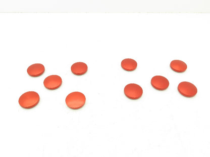 Non-illuminated Red Push-Pull Stop Button Aluminum Pushbutton Head  Lot of 10