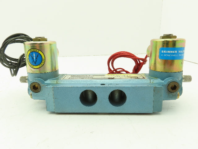 Honeywell Skinner S3RRCGLX Pneumatic Directional Solenoid Valve 5/2 Pos 120V