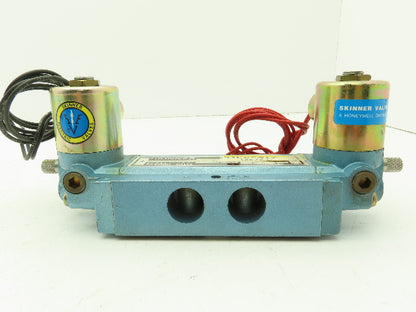 Honeywell Skinner S3RRCGLX Pneumatic Directional Solenoid Valve 5/2 Pos 120V