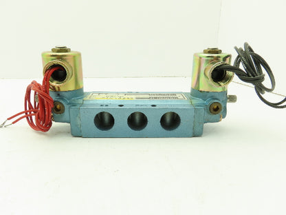 Honeywell Skinner S3RRCGLX Pneumatic Directional Solenoid Valve 5/2 Pos 120V