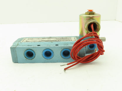 Skinner S3R0ABL3 Pneumatic Directional Control Solenoid Valve 5/2 Pos 120V 3/8"