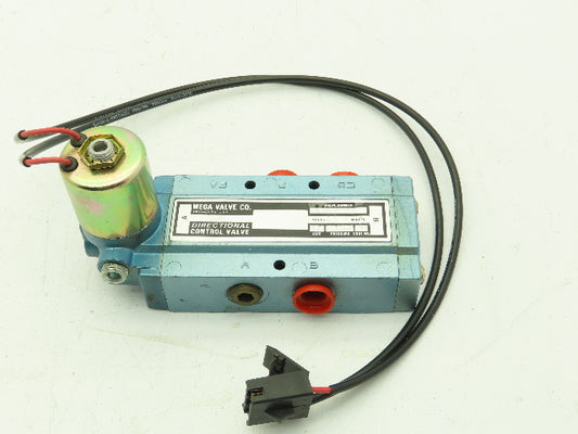 Skinner S3R0046 Pneumatic Directional Control Solenoid Valve 5/2 Pos 12VDC 3/8"