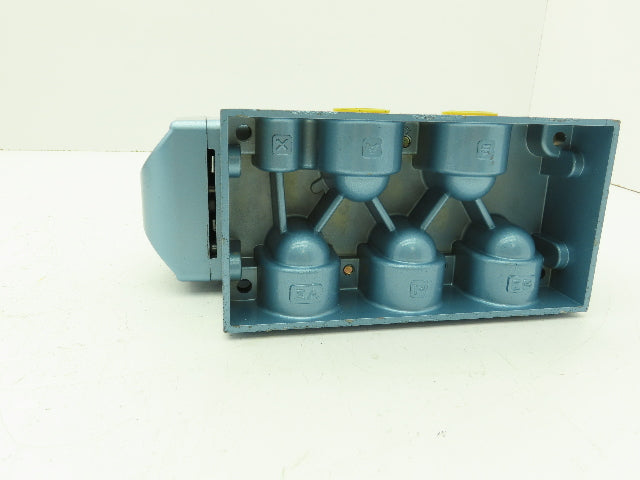 Skinner S4L0JFX4 Pneumatic Directional Control Hand Lever Valve 5/3 Pos 150 PSI