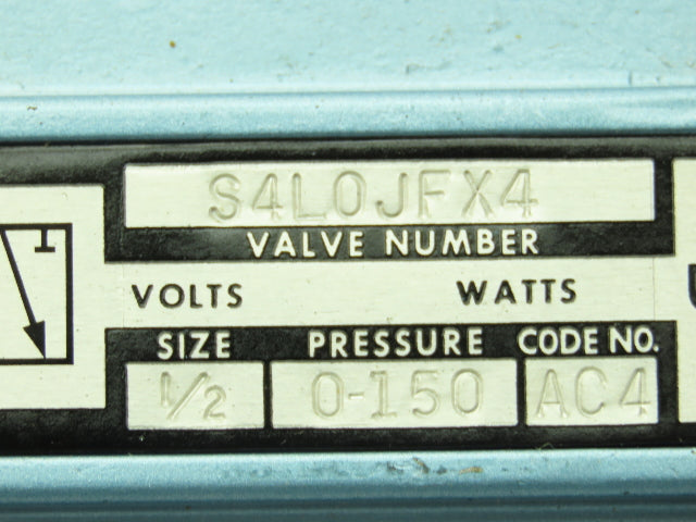 Skinner S4L0JFX4 Pneumatic Directional Control Hand Lever Valve 5/3 Pos 150 PSI