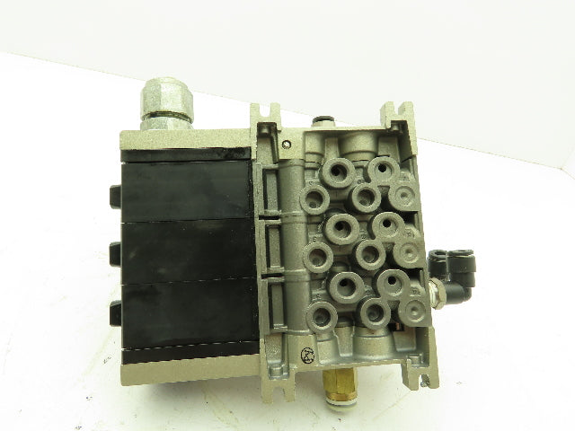 SMC VFR2100-5FZ Pneumatic Air Directional Control Spool Valve Manifold 24VDC