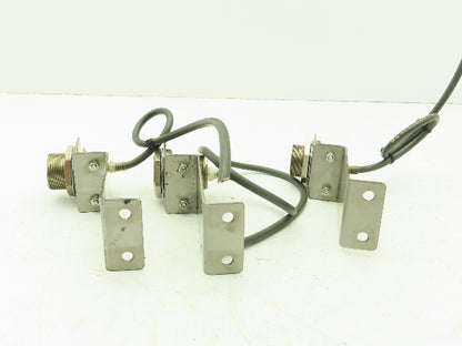 Omron E2E-X10D1-N Inductive Proximity Sensor Switch SS Bracket Lot of 3