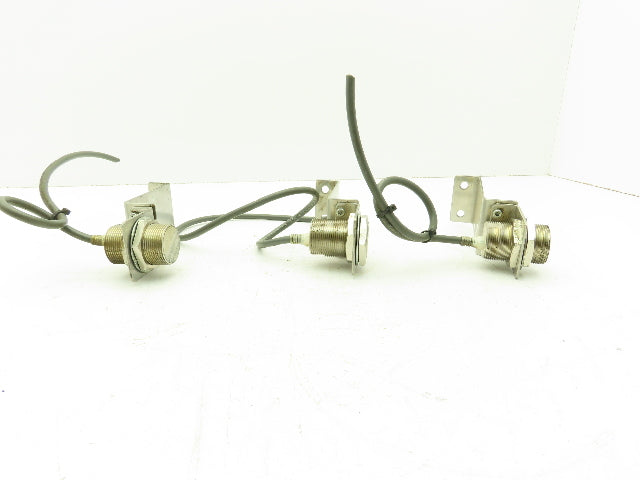Omron E2E-X10D1-N Inductive Proximity Sensor Switch SS Bracket Lot of 3