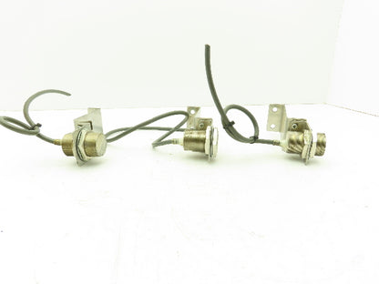 Omron E2E-X10D1-N Inductive Proximity Sensor Switch SS Bracket Lot of 3