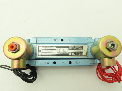 Skinner S3SSJGLX Pneumatic Directional Control Solenoid Valve 5/3 Pos 120V